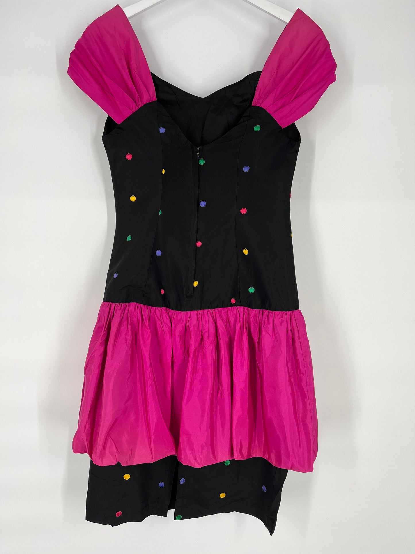 Cute Vintage Polka Dot Dress With Drop Waist By Erika / Size 5-6 / View Description For Measurements And Condition Details