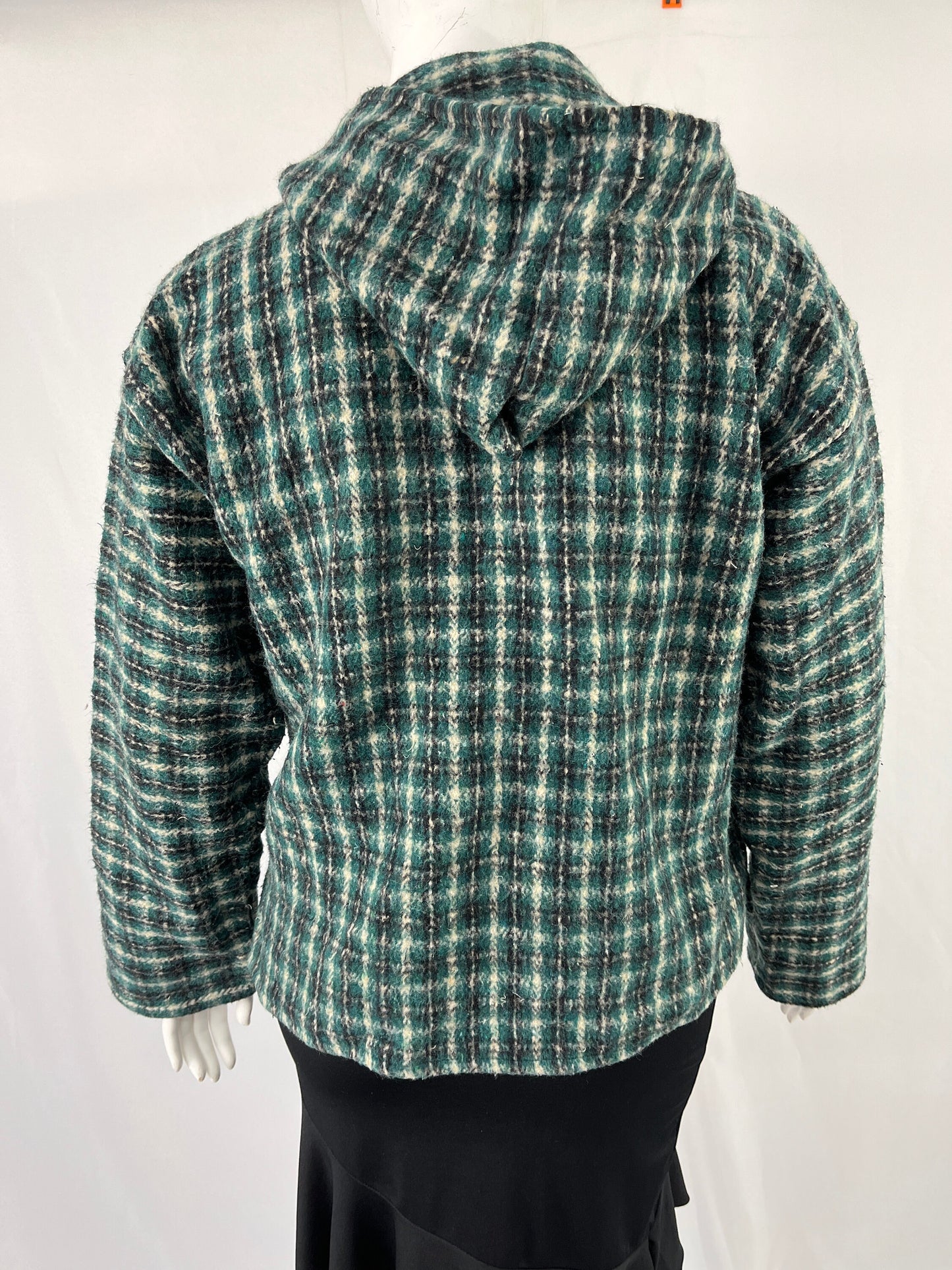 Soft Green Plaid Earth Ragz Sweatshirt \ Size XL \ See Item Description for Measurements and Details